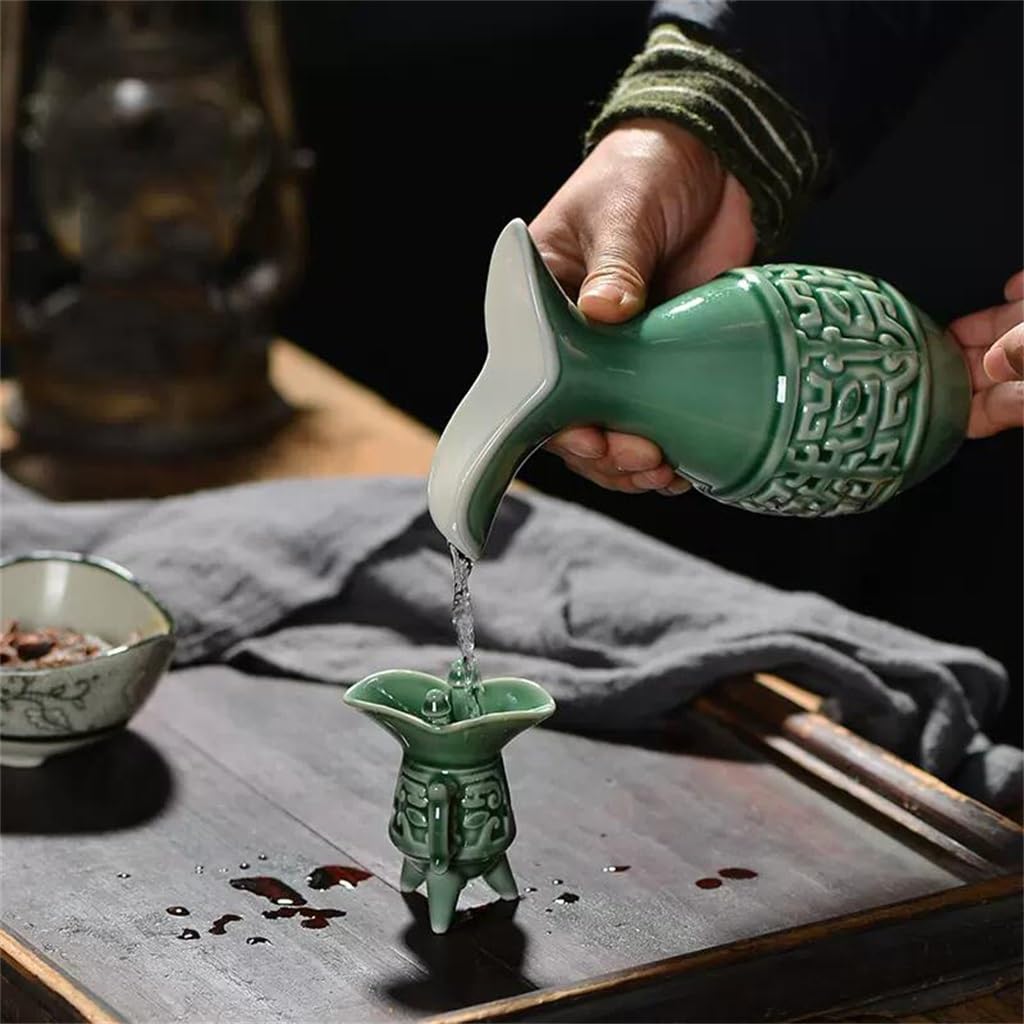 ピータン壺 水鉢 皮蛋甕 Vintage Chinese Ceramic NANZANG Gift Ceramic Chinese Retro Wine Wine Wine Wine Pot Jue Cup